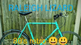 Raleigh lizard | shed find | 1980's mountain bike nostalgia at it's finest 😃😍🚴