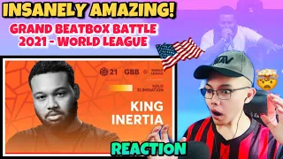 1st REACTION to King Inertia 🇺🇸 I GRAND BEATBOX BATTLE 2021: WORLD LEAGUE I Solo Elimination 🇵🇱 🇨🇭