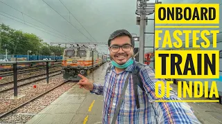 Onboard Fastest Train of India | Gatiman Express Journey Vlog