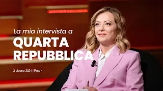 La mia intervista a Quarta Repubblica | 3 giugno 2024