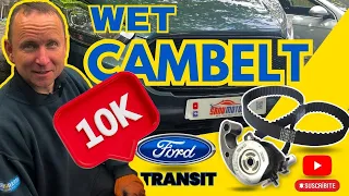 Complete Guide to Ford Transit Custom Wet Cam Belt Replacement | Guide 2023 💥🔥🔧 #ford  #transit