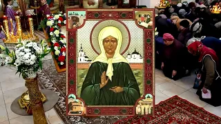 Обретение мощей святой блаженной старицы Матроны Московской 1998.