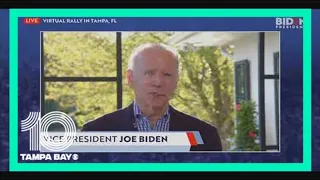 Joe Biden holds virtual rally for Tampa, Florida | 10 Tampa Bay