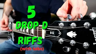 5 Famous Drop-D Guitar Riffs And How To Play Them (With Tabs)