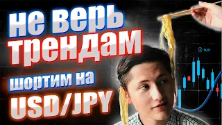 Шортим на Доллар США Японская иена #трейдинг #скальпинг #forex