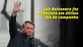 Bolsonaro e Tarcísio iniciam motociata em SP sem capacete