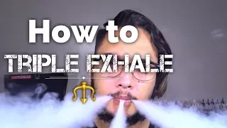 How to Triple Exhale | Vape Tricks 💨 |