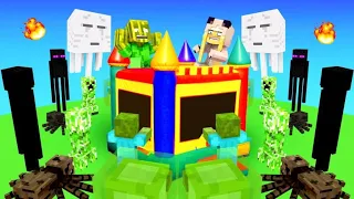 100 MONSTER VS. HÜPFBURG! ✿ Minecraft [Deutsch/HD]