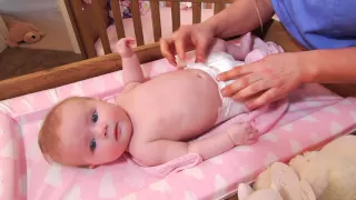 Colic baby massage - 'Round the clock massage technique'