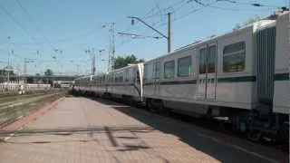ВЛ60К-1412 с вагонами метро 81-740/741 «Русич»