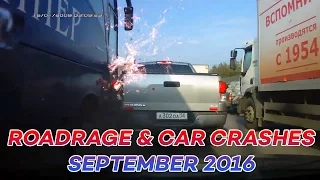 ROAD RAGE & CAR CRASHES COMPILATION SEPTEMBER 2016 (part 2)