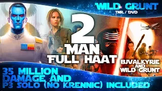 Grunt Plays: 2-MAN SOLO (Duo) FULL HAAT Raid | Star Wars Galaxy of Heroes