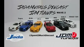 Jada JDM Tuners (Metal Diecast) 1:64 Scale Wave 2