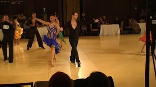 Ballroom Latin Pro-Am Silver ChaCha. Sergey Kirichenko and his student. 2014 Maple Leaf Classic.