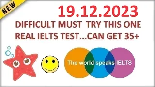 BRITISH COUNCIL IELTS LISTENING TEST 2023 WITH ANSWERS - 19.12.2023