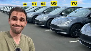 Taking Delivery of 70 Teslas! + Comfort Suspension Update!