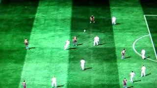 FIFA 11 FC Barcelona Tiki Taka passing game and goal