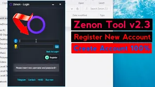 Zenon Unlock Tool 2.3/2.4 Register New Account | Zenon Tool New Id Password Create | Latest Version