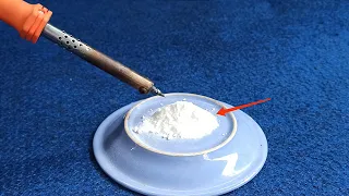 Clever!! Put salt on your electrical soldering iron and admire the results