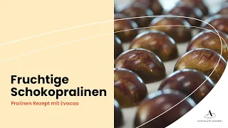 Fruchtige Schokopralinen | Pralinen Rezept mit Evocao