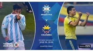 Аргентина -Колумбия. 5-4. Обзор матча. Кубок Америки 2015.