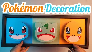 How to make a Pokemon Decoration out of Cardstock - DIY Paper Pokemon