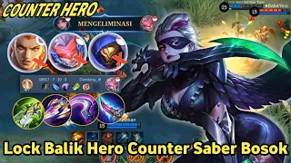 Natalia Lock Hero Counter Saber part 3 sampai bosok 🔥 natalia gameplay 2024 - MLBB