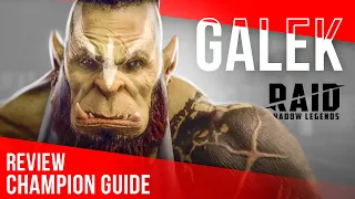 GALEK ’s Gear & Masteries, How to Build🔥RAID Shadow Legends Beginners Tips for Starter Champion🔥