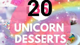 Unicorn desserts : 20 colourful treat for unicorn party #shorts plss subzzz 😊🌼