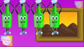 Ten Green Bottles10 Green Bottles Nursery Rhyme   Kids Animation Rhymes Songs