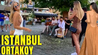 Ortaköy Istanbul 2024 Touristic Place Walking Tour 4k 60fps