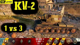 World of Tanks KV-2 Replay - 9 Kills 3.5K DMG(Patch 1.6.1)