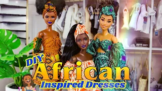 DIY - How to Make: Miniature African Inspired Dresses