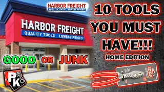 10 HARBOR FREIGHT TOOLS YOU MUST HAVE!!! Home edition #harborfreight #tools #toolreviews #diy #home