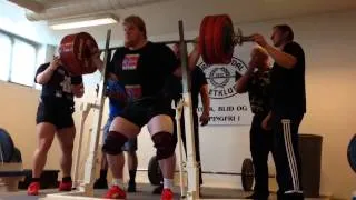 Carl Yngvar Christensen 400kg squat 13/7-13