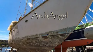 Archangel walk through a 63 ft Colin Archer Designed Ferro Cement Yacht