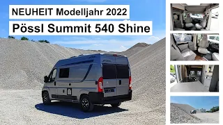 Pössl Neuheit Modelljahr 2022 | Pössl Summit 540 Shine | Vorstellung & Roomtour | Was taugt er?