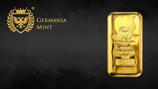 GERMANIA MINT 1 OZ GOLD CAST BAR
