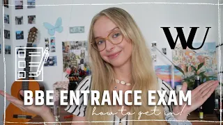 BBE ENTRANCE EXAM | last minute tips + q&a