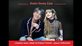 Lismin Moments MMA 2018 Part 1 - Jimin Loves Lisa