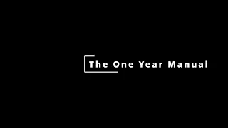 The One Year Manual (month 1)