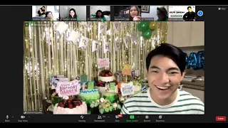 Darren Espanto's post bday and 7th Year Anniv celebration - Cakes and Gifts.