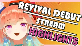 Takanashi Kiara Revival Debut Stream Best Moments! (P1/2)【Hololive EN Highlights】