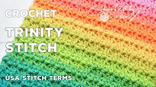 Crochet Trinity Stitch - No Holes Stitch (Perfect for Dishcloths!)