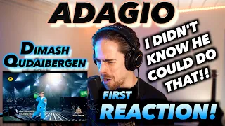 Dimash Qudaibergen - Adagio (Singer) FIRST REACTION! (OMG, THAT BUILD UP!)