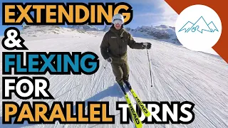 How to ski Parallel: When to extend whilst Parallel Skiing