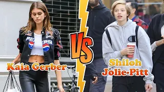 Shiloh Jolie-Pitt VS Kaia Gerber (Cindy Crawford's Daughter) Transformation ★ From 00 To 2022