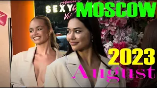 🔥 Hot Moscow Life: 💎Beautiful Girls, Cars, Summer in Russia, 2023