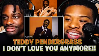 FIRST TIME reacting to Teddy Pendergrass - I Don't Love You Anymore | BabantheKidd (Live Video)