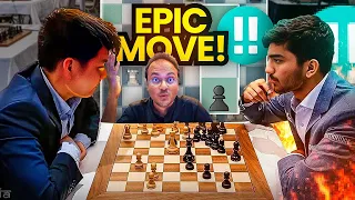 An absolutely epic move by Gukesh | Nguyen Thai Dai Van vs Gukesh | Prague Masters 2024